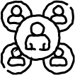 symbol of 5 persons illustration